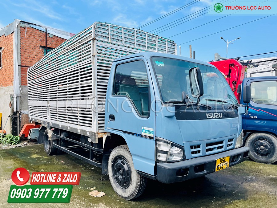 Xe tải Isuzu cũ - Isuzu thùng gia cầm 3 tầng. Hotline 0903.977.779